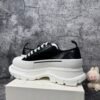 Alexander McQueen Tread Slick Low Lace Up Black White FW21