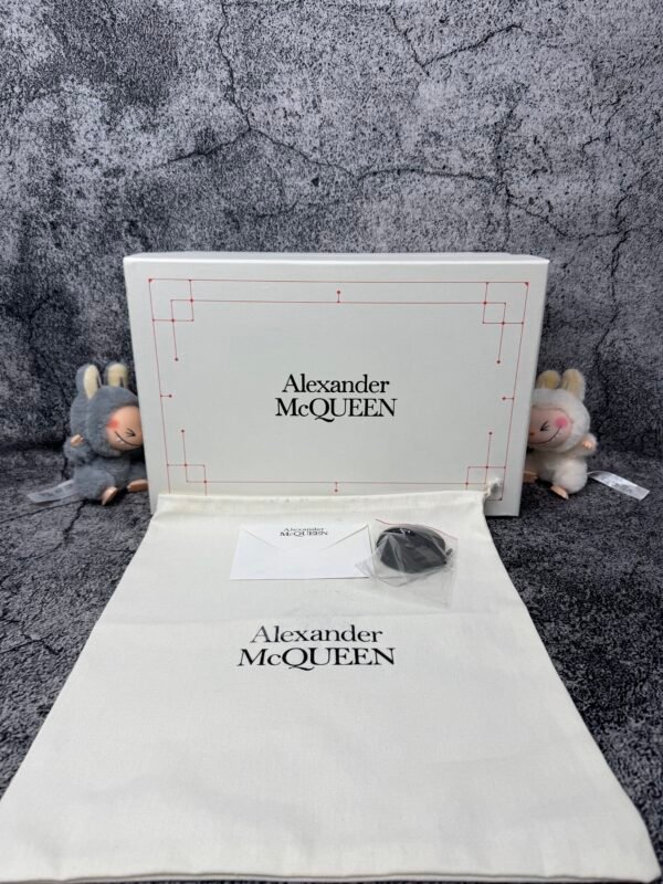 Alexander McQueen Tread Slick Low Lace Up Black White FW21