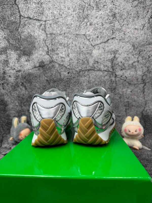 Bottega Veneta Orbit Silver White