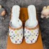 Louis Vuitton 6AM Mule Takashi Murakami White