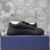 Dior B33 Sneaker Black Smooth Calfskin Oblique Raised Embroidery