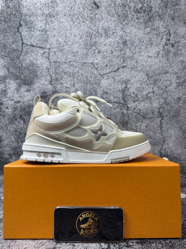 Louis Vuitton LV Skate Sneaker Beige White