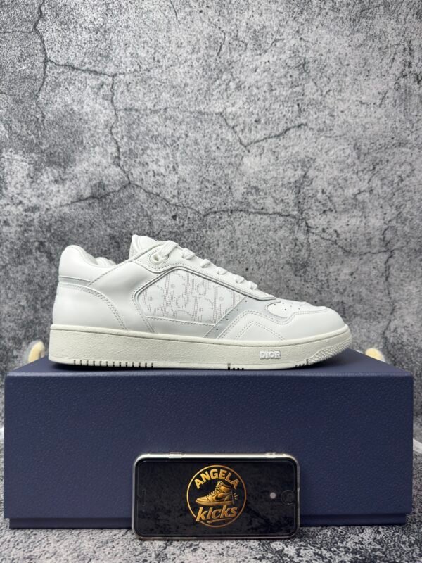 Dior B27 Low-Top White Calfskin