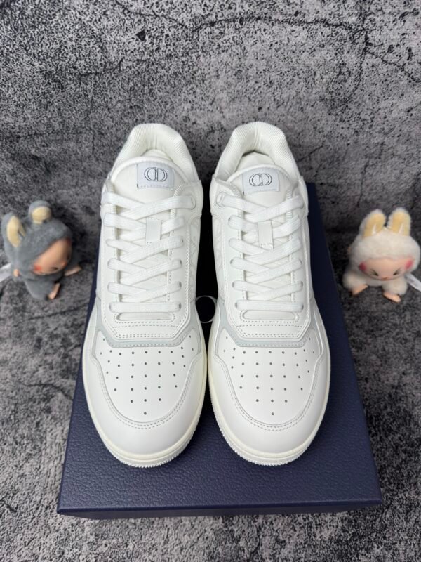 Dior B27 Low-Top White Calfskin