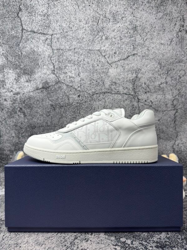 Dior B27 Low-Top White Calfskin