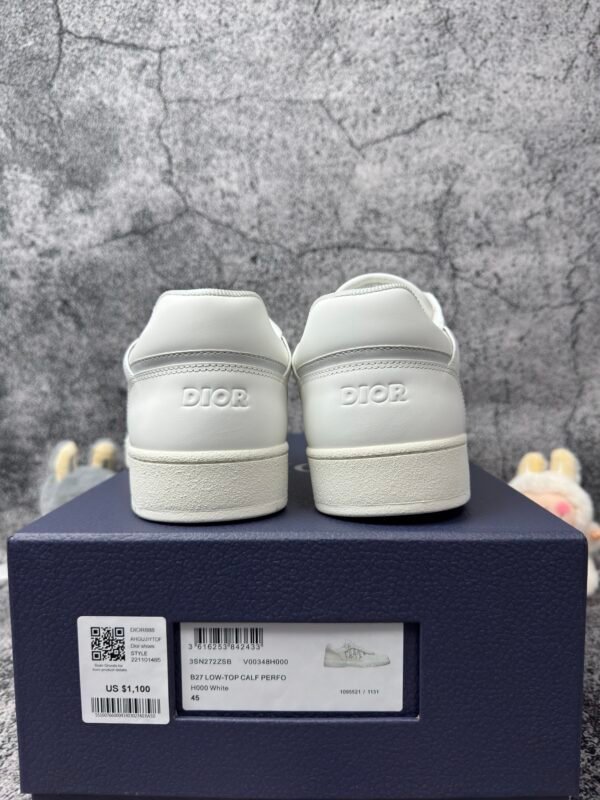Dior B27 Low-Top White Calfskin