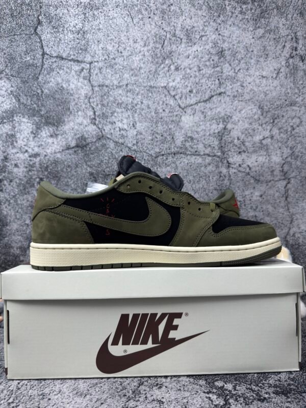 Jordan 1 Retro Low OG SP Travis Scott Black Olive