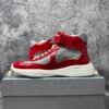 Prada America's Cup Red Silver High-top