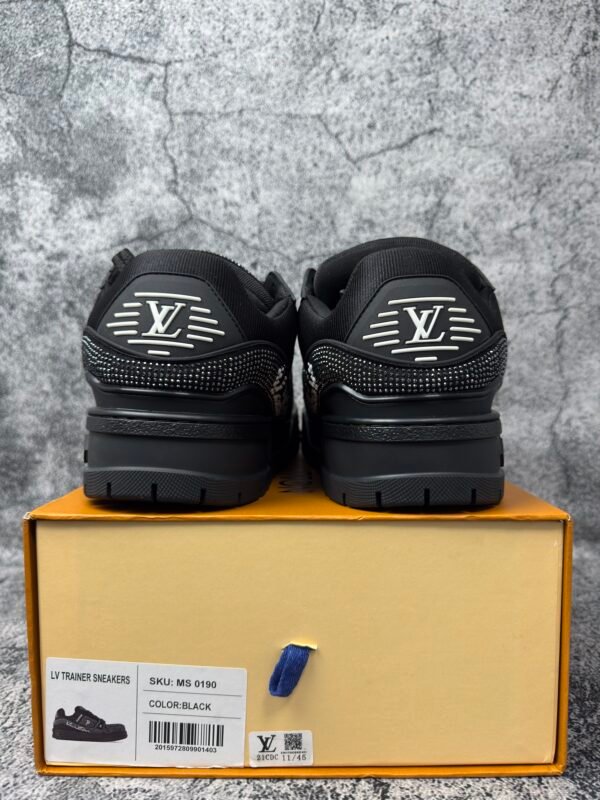 Louis Vuitton LV Trainer Maxi Black Swarovksi Crystals