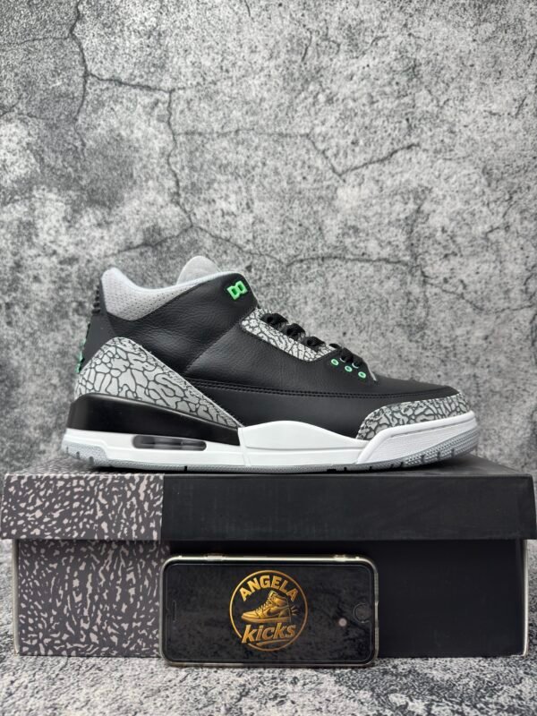 Jordan 3 Retro Green Glow