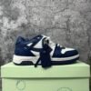 OFF-WHITE Out Of Office "OOO" Low Tops Dark Blue White