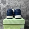 OFF-WHITE Out Of Office "OOO" Low Tops Dark Blue White