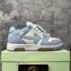 OFF-WHITE OOO Low Out Of Office Calf Leather White Light Blue
