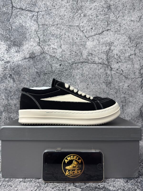 Rick Owens Strobe Vintage Low Black Suede