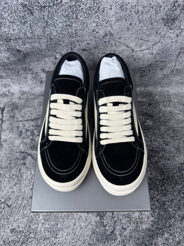 Rick Owens Strobe Vintage Low Black Suede