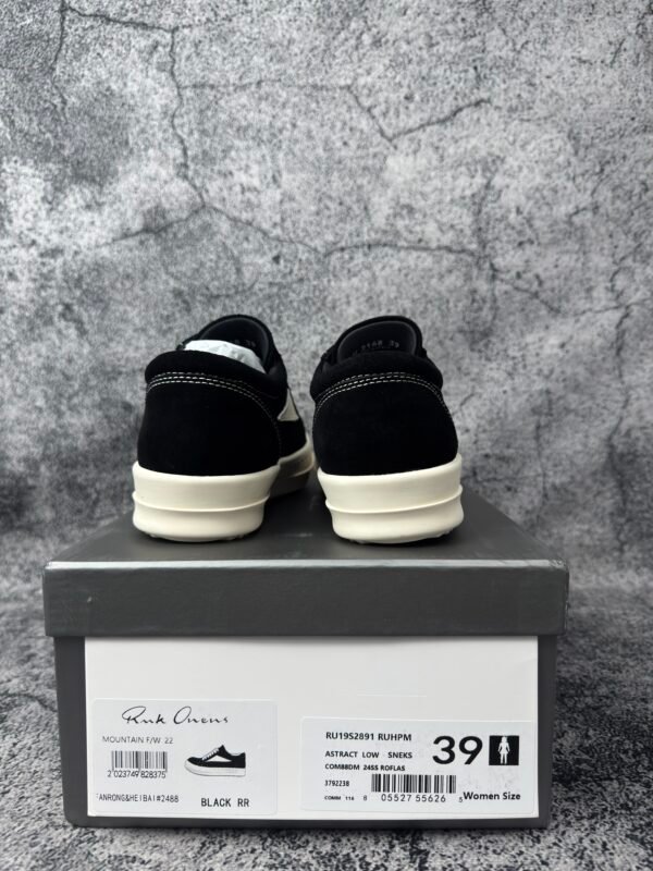 Rick Owens Strobe Vintage Low Black Suede