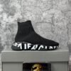 Balenciaga Speed Graffiti Black White