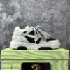 OFF-WHITE Out Of Office OOO Low Tops Black White