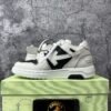 OFF-WHITE Out Of Office OOO Low Tops Black White