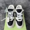 OFF-WHITE Out Of Office OOO Low Tops Black White