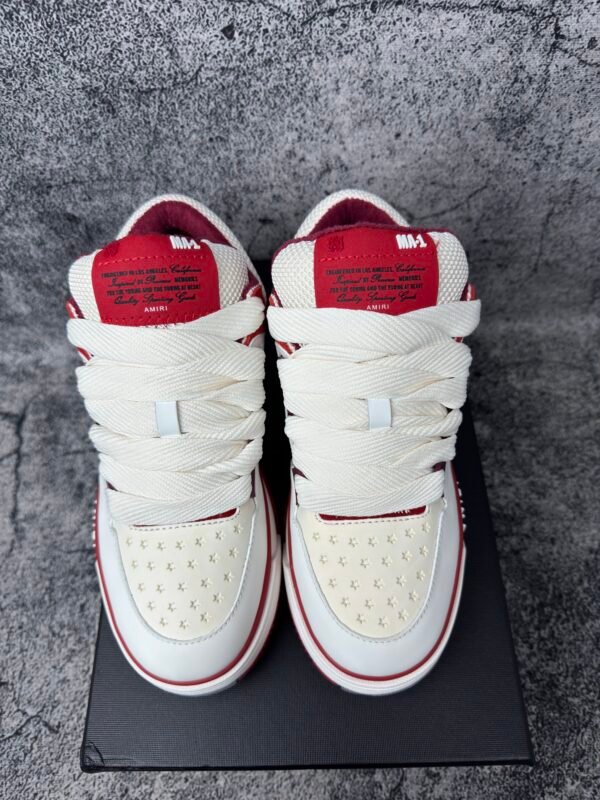 AMIRI MA-1 White Red
