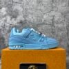 Louis Vuitton Trainer Blue Embossed Monogram