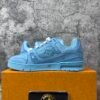 Louis Vuitton Trainer Blue Embossed Monogram