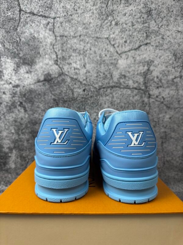 Louis Vuitton Trainer Blue Embossed Monogram