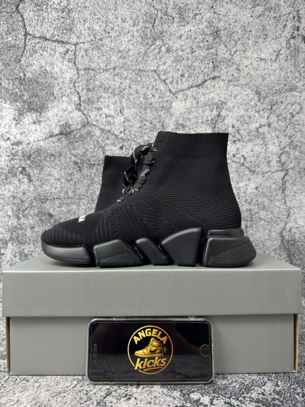 Balenciaga Speed 2.0 Lace Up Black