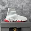 Balenciaga Speed Trainer Mid White Red
