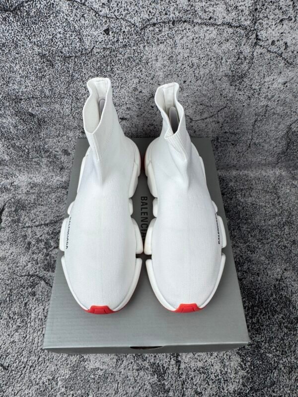 Balenciaga Speed Trainer Mid White Red