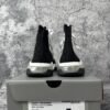 Balenciaga Speed Lace Up Clear Sole Black White