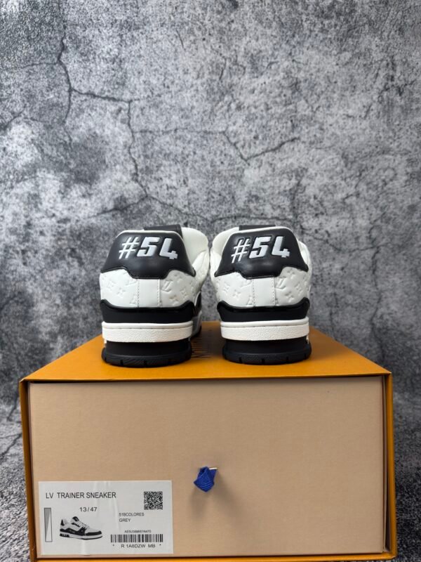 Louis Vuitton Trainer Black White Mini Monogram