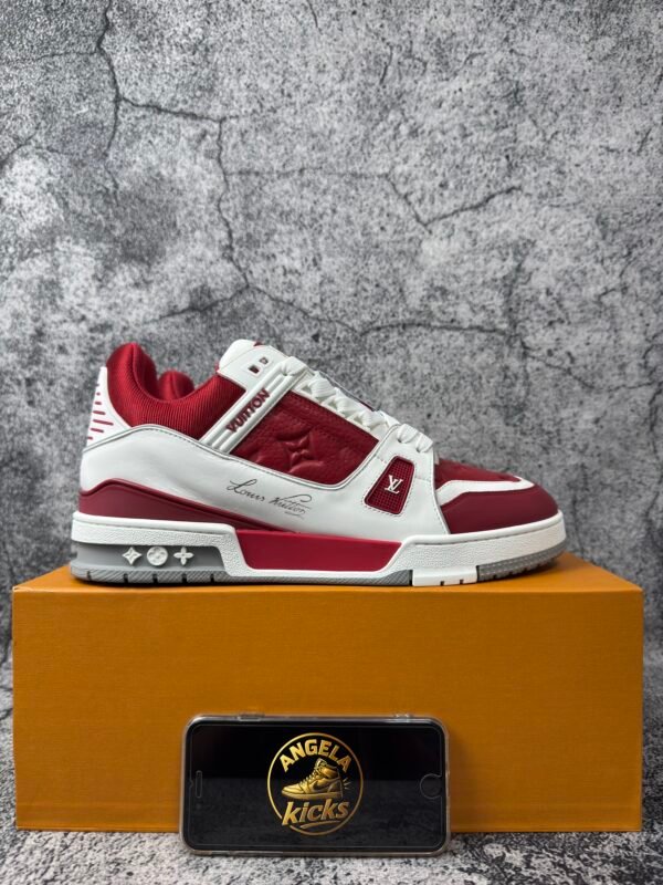 Louis Vuitton Trainer Red White