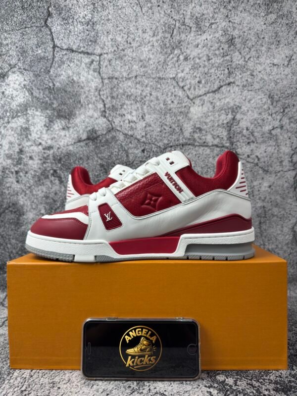 Louis Vuitton Trainer Red White
