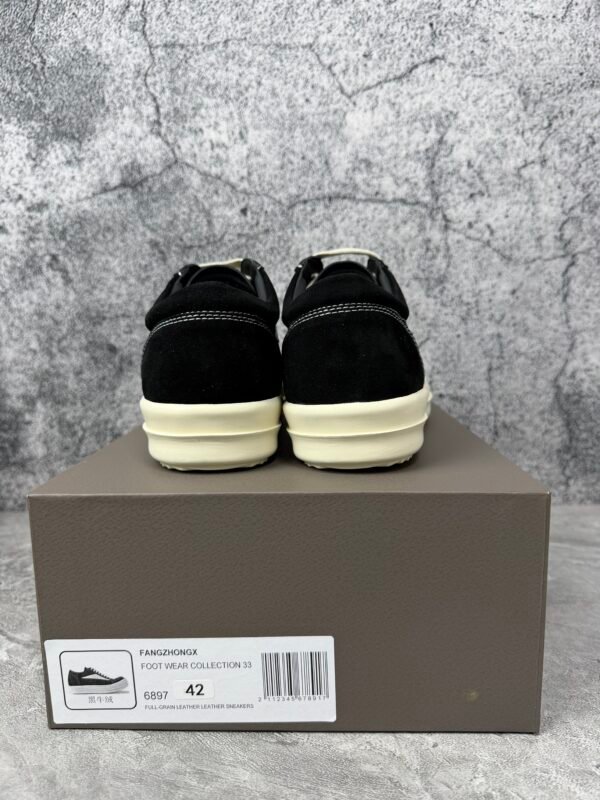 Rick Owens Strobe Vintage Low Black Suede
