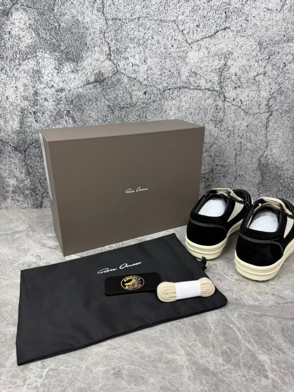 Rick Owens Strobe Vintage Low Black Suede