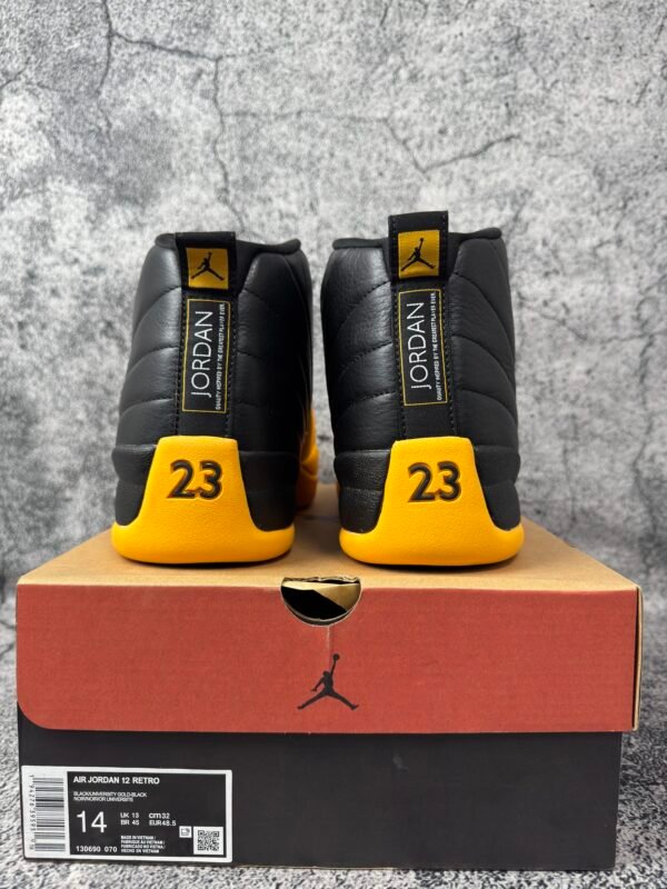 Jordan 12 Retro Black University Gold