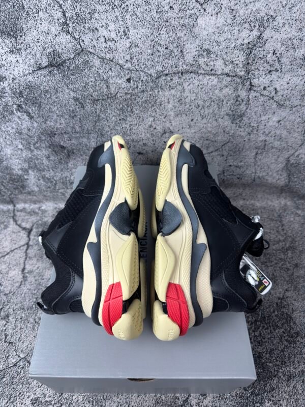 Balenciaga Triple S Black White Red