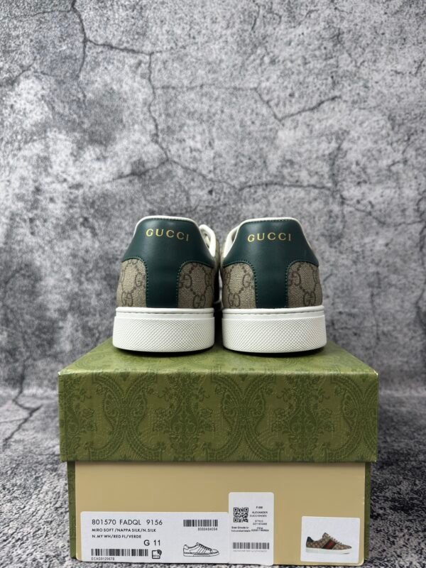 Gucci Ace GG Crystal Canvas Web Beige