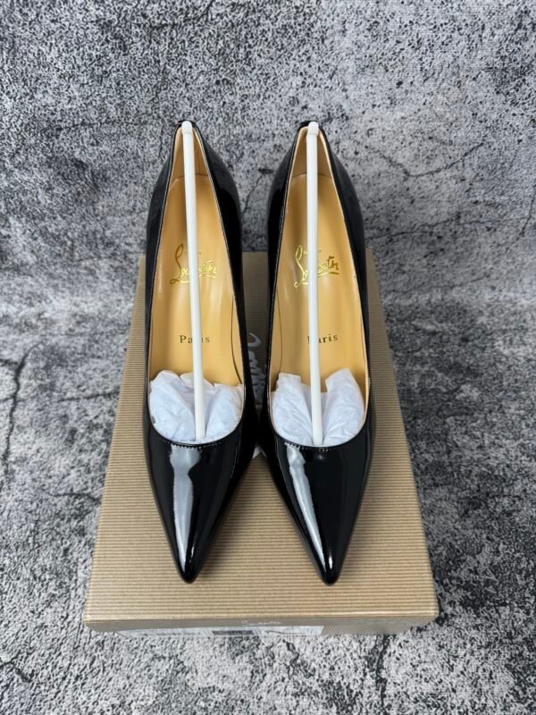 Christian Louboutin Kate 100mm Pump Black Patent Leather