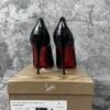 Christian Louboutin Kate 100mm Pump Black Patent Leather