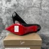 Christian Louboutin Kate 100mm Pump Black Patent Leather
