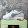 OFF-WHITE Out Of Office OOO 30 MM Low Tops White Light Blue