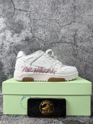 Off-White Out Of Office ''For Walking'' White Pink