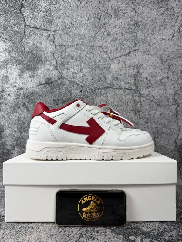 OFF-WHITE Out Of Office OOO Low Tops 2024 Lunar New Year Red White