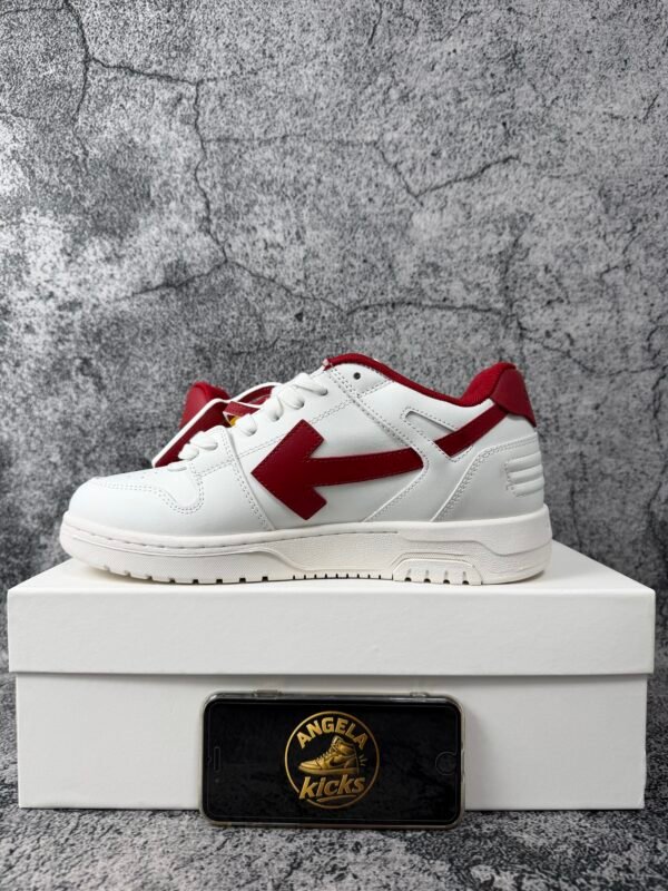 OFF-WHITE Out Of Office OOO Low Tops 2024 Lunar New Year Red White