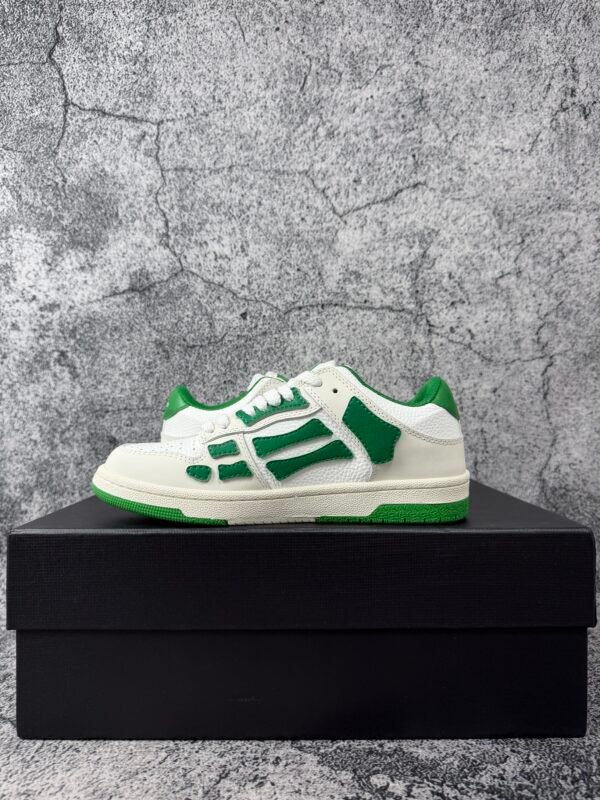 AMIRI Skel Top Low White Green