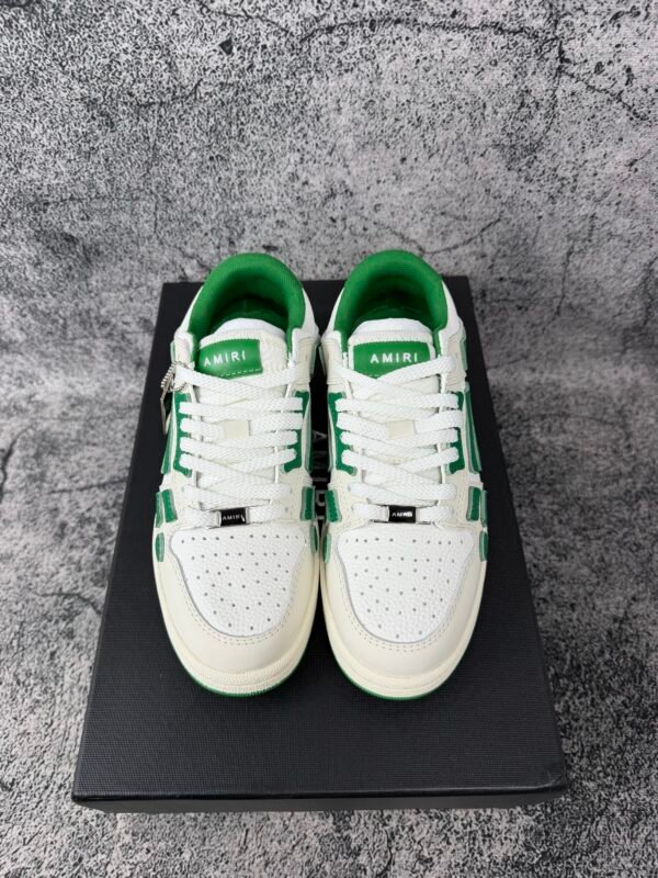 AMIRI Skel Top Low White Green
