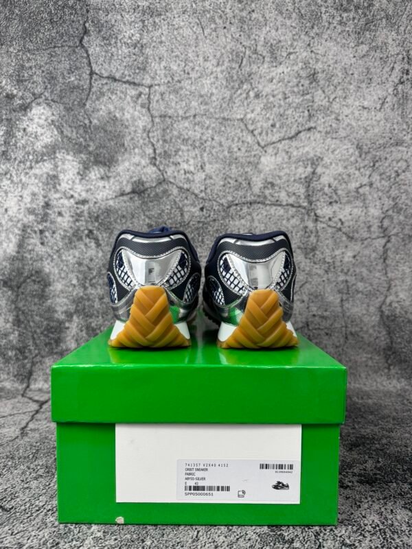 Bottega Veneta Orbit Abyss Silver